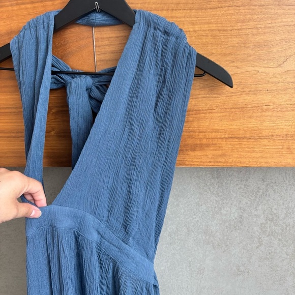 Mara Hoffman Linny Dress in Blue Tencel Lyocell, Size XL - Picture 7 of 16